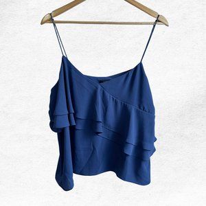 NWOT Size 14 J Crew Blue Blouse Sleeveless